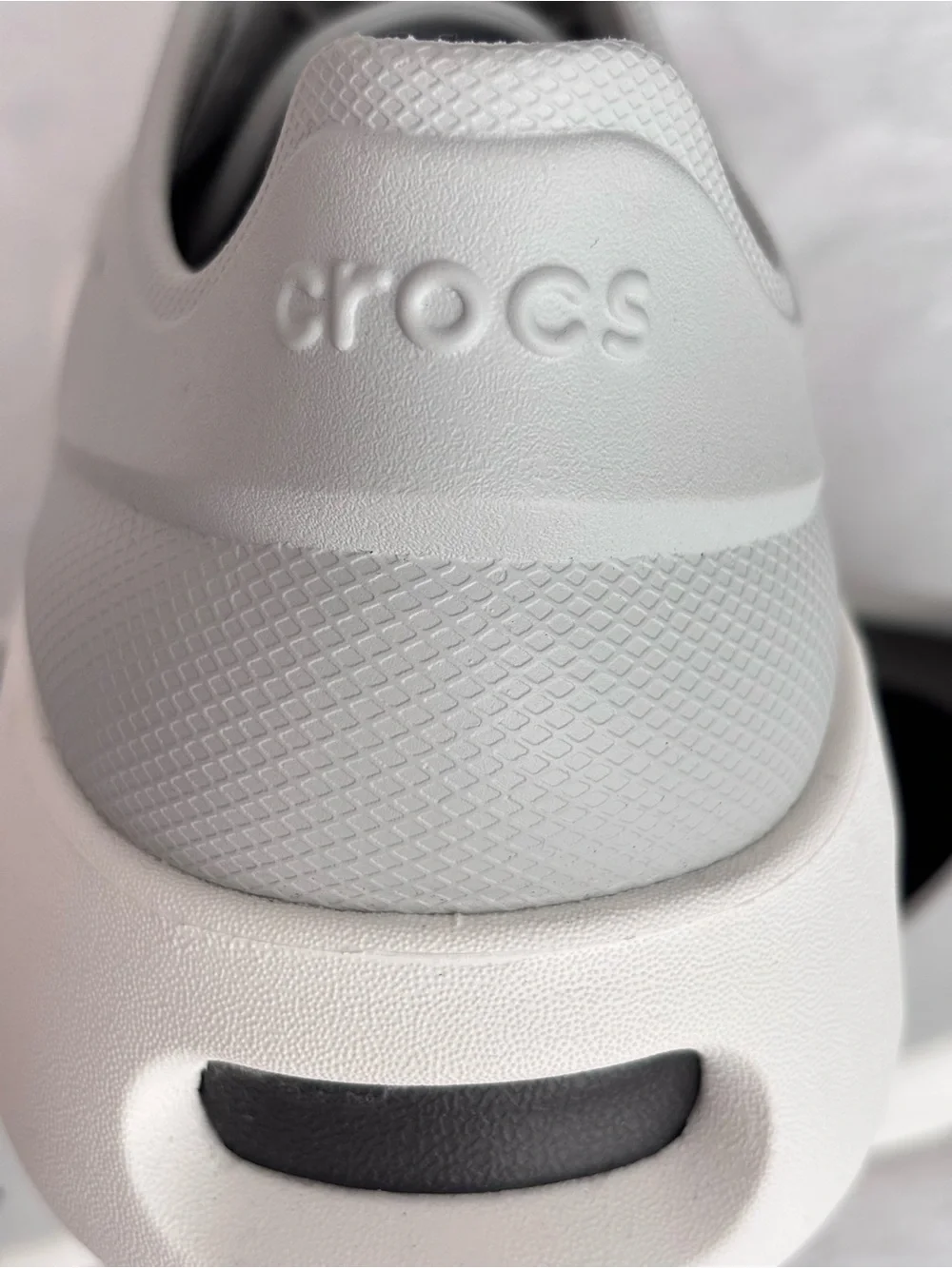 CROCS Men's InMotion LiteRide Gray & White Pacer Lace-Up Sneakers--NEW--12
